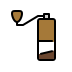 coffee grinder transparent PNG icon