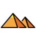 great pyramid of giza transparent PNG icon