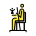 statue of zeus at olympia transparent PNG icon