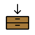 archive transparent PNG icon