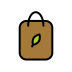 reusable bag transparent PNG icon