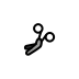 bandage scissors transparent PNG icon