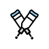 crutches transparent PNG icon