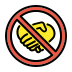 no handshaking transparent PNG icon